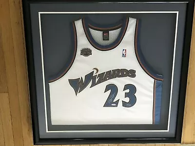 Michael Jordan Signed Wizards Jersey Uda 30000 Point Patch Framed Limited 68/123 • $15000