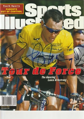 £145.34 • Buy LANCE ARMSTRONG Signed 7/24/00 SPORTS ILLUSTRATED (NO Label) W/ Schwartz COA