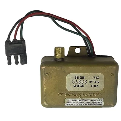 Motorola Voltage Regulator Assy 8RD3019 33372 24V 6N3160 	 • $150