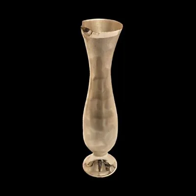 Vtg WMF Ikora Brushed Silver Plated Brass Vase Pitcher Tarnish Resist Germany 8  • $14