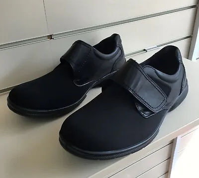 Db Shoes Mens Jason Black Leather/stretch Size 9 2V • £63