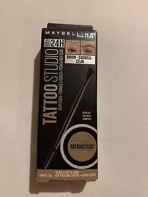 Maybelline Tattoo Studio Brow Pomade 24H Shade 370 Light Blonde New In Box • $8.75