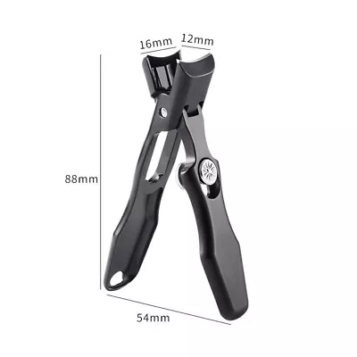 Ultra Sharp Nail Clippers Steel Wide Jaw Opening Anti Portable Splash US • $6.77