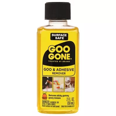 $6.49 • Buy Goo Gone 2oz Bottle - Grease Oil Gum Cleaner Tape Tar, Adhesive Residue Remover 