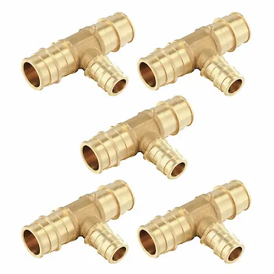 EFIELD 5 PCS Expansion Fitting 3/4  X3/4 X1/2  Reducing TEE -F1960 LEAD FREE • $31.97