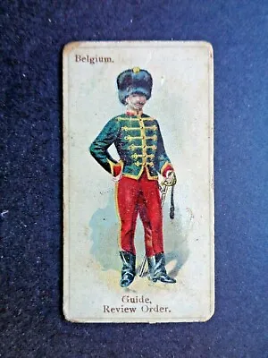 1894 Wills *soldiers & Sailors* (blue Back) Guide Review Order Belgium **rare** • $10.50
