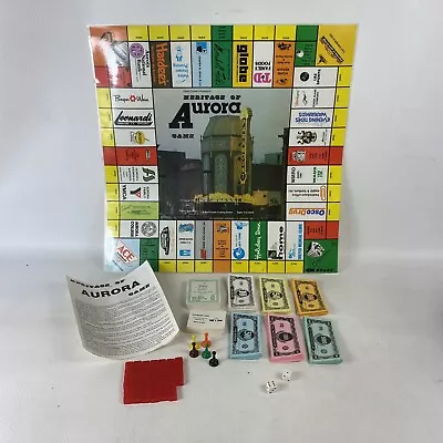 Vintage Heritage Of Aurora Real Estate Trading Game 1981 Dave Colbert USA • $19.98