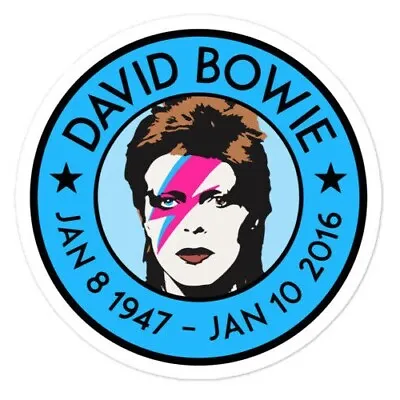 David Bowie Memorial Tribute Sticker • £5.78