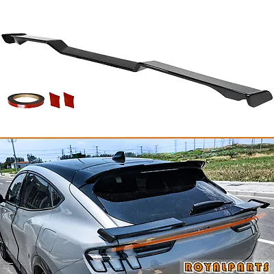 For 2021-2024 Ford Mustang Mach-E Rear Trunk Spoiler Wing Glossy Black Body Kit • $79.99