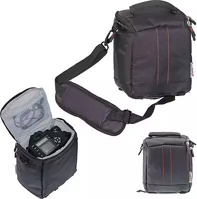 Navitech Black Camera Bag For Panasonic Lumix DC-GH5M Mirrorless Camera • £22.82