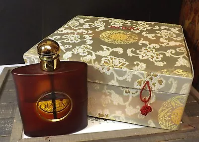 Vintage YSL OPIUM Eau De Parfum EDP 3 Oz - 5/8full + Lg BOX Oriental Tapestry • $165