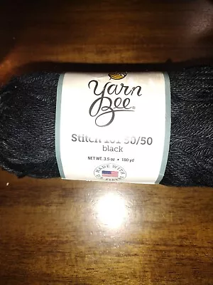 Yarn Bee    Stitch 101   50/50     Black • $6