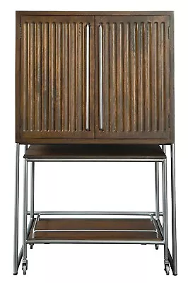 Howard Miller Bar Cart Wine & Bar Cabinet 695222 Portable Home Liquor Storage • $2449