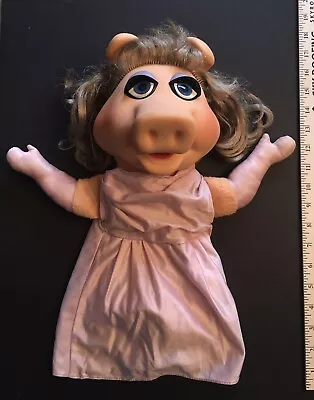 Vintage 1977 Fisher Price Jim Henson Muppets Miss Piggy Hand Puppet • $24.99