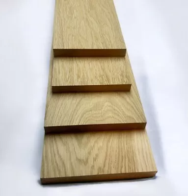 Kiln Dried | Solid European Oak Boards | Planed All Round & Sanded | 22mm Thick • £27