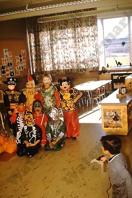 1959 Kids In Halloween Costume Ben Cooper Mickey Mouse  Vintage Photo SLIDE Qv19 • $9.99