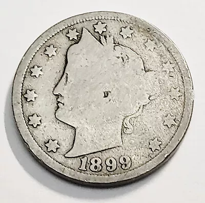 1899 P Liberty Head  V  Nickel  *g - Good*  **free Shipping** • $2.19