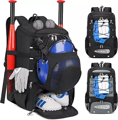 Baseball Bag For Youth & Adult Lightweight Softball Bat Bag With Shoe Compartmen • $47.70
