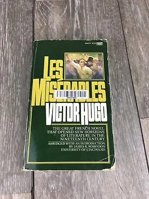 Les Miserables Victor Hugo Softcover VTG 1987 • $1.50