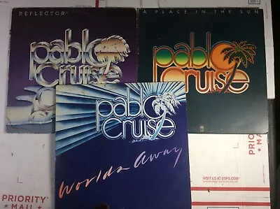 Pablo Cruise Lot Of  3+ A Place In The Sun SP 4625 Worlds Away SP4697 Reflector • $9.87