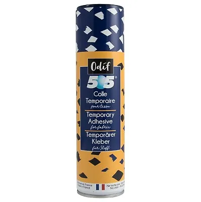 ODIF 505 TEMPORARY FABRIC ADHESIVE SPRAY - FABRIC GLUE 500ml QUILT CRAFTING • £15.97