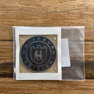 $24.99 • Buy 🚙12-18 VW CC Tiguan WOLFSBURG EDITION Badge Emblem 561853688DYMS NEW OEM⚙️