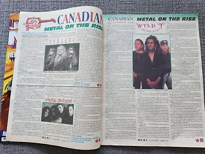 Obscure Canadian Heavy Metal Magazine MEAT Oct 1993 Pearl Jam Cover 90s Vintage • $8