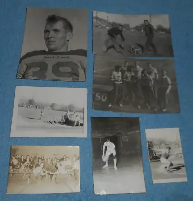 6 Vintage Photos College Sports Football Basketball Discus Shot Put Trojans USC? • $25.69