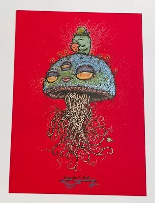 Marq Spusta Hitching A Ride Red Rubber 5x7” Signed Mini Print UV! • $31