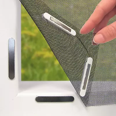 Hoberg Window Fly Screen With Innovative Magnetic Fastening | Fly Net... • £21.54