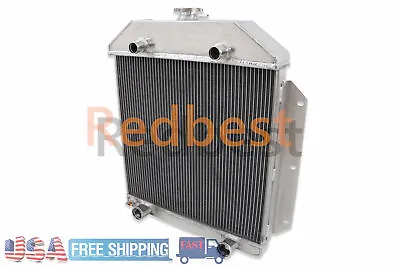 3 Row Aluminum Radiator For 1949-1953 51 52 Ford Cars W/ Flat Head Config V8 MT  • $172