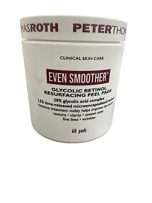 Peter Thomas Roth Even Smoother Glycolic Retinol Peel Pads 60 Ct Sealed • $29.99