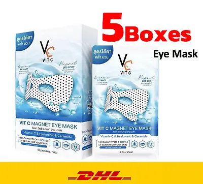 Ratcha VC Vit C Magnet Eye Mask Reduce Puffiness Dark Circle 6sheets X 5Boxes • $98