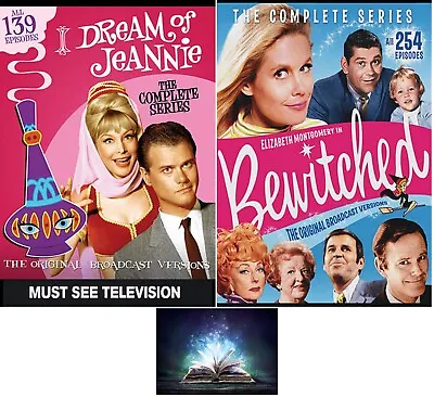 Bewitched & I Dream Of Jeannie Complete Series 34 DVD Set 393 Episodes New • $86.49