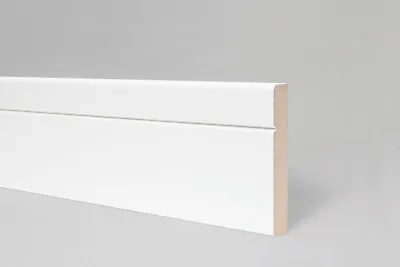 Skirting Board  White Primed MDF  Burford  119 X 18 X 4400mm • £142