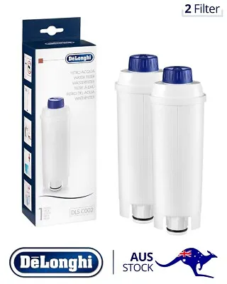 $46 • Buy Delonghi - Genuine Water Filter Pack 2x For Delonghi Espresso & Coffee Machines