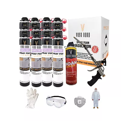 Vega Bond Purplecoat Closed Cell Insulation Spray Foam -Covers 240 BF-12pack Set • $244.99