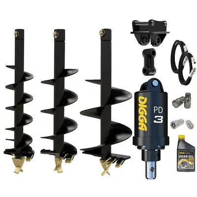 Digga PD3 Auger Drive Combo Package Mini Excavator Up To 4T • $4983