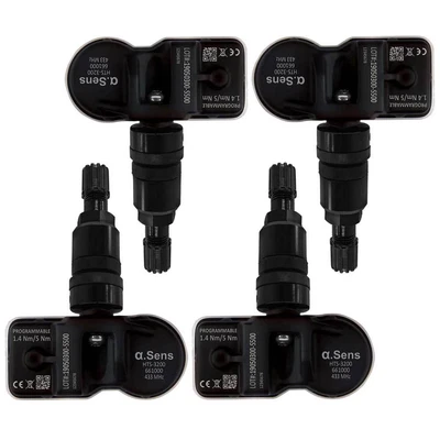 $248.09 • Buy 4 Pre-programmed TPMS Sensors Schwarz For Ssangyong Musso Rexton Tivoli XLV Tyre