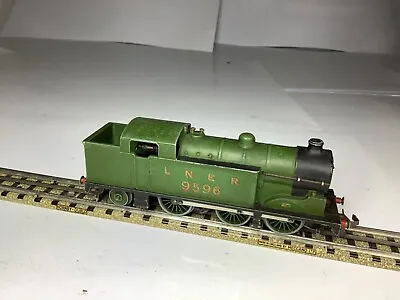 Hornby Dublo EDL7 3 Rail LNER Green 0-6-2 Class N2 Tank 9596 Horseshoe Magnet • £69.99