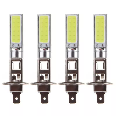 4x White H1 LED Headlight High Low Beam Light SMD Bulbs Vehicle Lamp 100W • $10.89