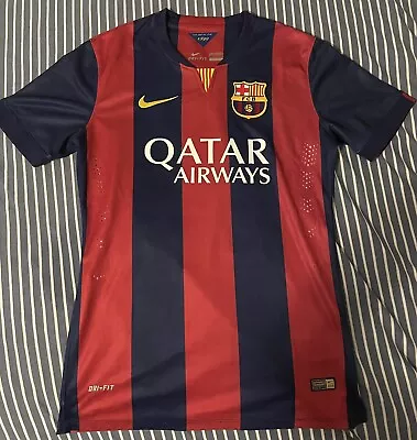 2014-2015 Nike FC Barcelona Lionel Messi Authentic Shirt Kit Jersey Match Player • $225