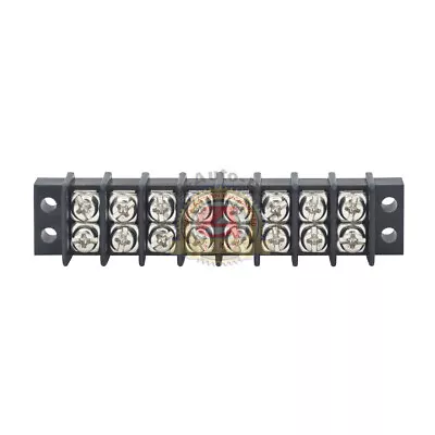 8 Position Hd 20a Wire Connecor Screw Barrier Silver Terminal Strip Blocks • $14.22