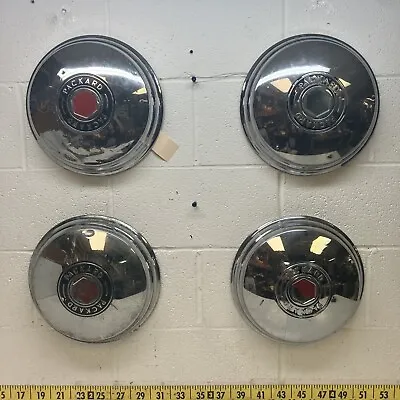 Used OEM Set Of 4 12 3/4  Dog Dish Hubcaps 1941-1950 Packard Clipper(DD444) • $204.96