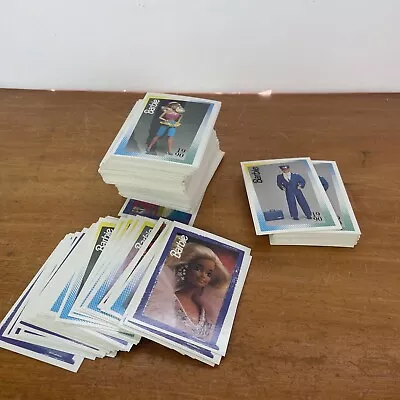 Lot Of 100 Random Vintage 1980s 90s Barbie Trading Cards French Language • $9.99