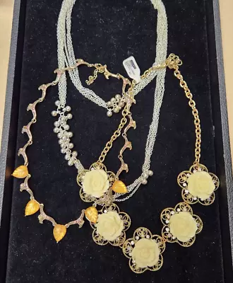 3 Multi-Colored Necklaces • $1