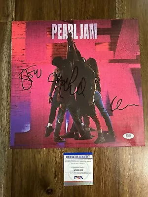 Mike McCready & Stone Gossard ‘Pearl Jam’ Krusen Signed ‘Ten’ Vinyl PSA Album • $1235.22