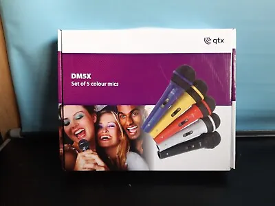 Set Of 5 Colour Mics Qtx Dm5x 173.854uk • £15