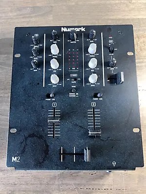 Numark M2 Black 2-Channel Scratch DJ Mixer ***UNTESTED NO POWER CORD*** • $45