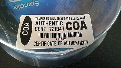£75 • Buy Certificate Of Authenticity Security Label Destructible Seal Stickers 50 X 25mm